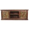 Picture of Arrowhead Mango & Reclaimed Wood Large TV Stand Media Console Cabinet