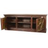Picture of Arrowhead Mango & Reclaimed Wood Large TV Stand Media Console Cabinet