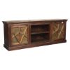 Picture of Arrowhead Mango & Reclaimed Wood Large TV Stand Media Console Cabinet
