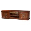 Picture of Fusion Gothic Mango & Reclaimed Wood TV Console Media Cabinet