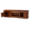 Picture of Fusion Gothic Mango & Reclaimed Wood TV Console Media Cabinet