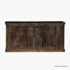 Picture of Smokey Grey Traditional Rustic Solid Wood Large Sideboard with Drawer