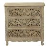 Picture of Queen Anne Lace Front Mango Wood 3 Drawer Dresser