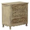 Picture of Queen Anne Lace Front Mango Wood 3 Drawer Dresser