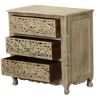 Picture of Queen Anne Lace Front Mango Wood 3 Drawer Dresser