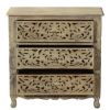 Picture of Queen Anne Lace Front Mango Wood 3 Drawer Dresser