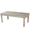 Picture of Winter White Solid Mango Wood 84" Dining Table