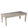 Picture of Winter White Solid Mango Wood 84" Dining Table