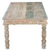 Picture of Winter White Solid Mango Wood 84" Dining Table