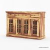Picture of Dallas Ranch Rustic Solid Wood Contemporary Large Buffet Cabinet