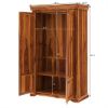 Picture of Empire Bedroom Transitional Solid Wood Large Armoire Wardrobe With Shelves