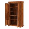 Picture of Empire Bedroom Transitional Solid Wood Large Armoire Wardrobe With Shelves