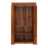 Picture of Empire Bedroom Transitional Solid Wood Large Armoire Wardrobe With Shelves