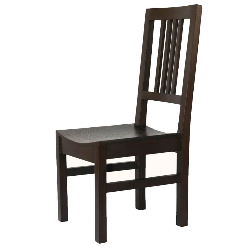 Picture of Boston Dark Charcoal Solid Wood Dining Chair (Set of 2)