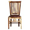 Picture of Dallas Ranch Comb Back Solid Wood Upholstered Dining Chair