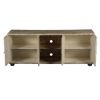 Picture of Frosted Garden Reclaimed Wood Hand Carved TV Console Media Cabinet