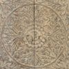 Picture of Frosted Garden Reclaimed Wood Hand Carved TV Console Media Cabinet