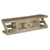 Picture of Contemporary Frosted Z Mango Wood TV Console Media Cabinet