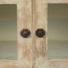 Picture of Contemporary Frosted Z Mango Wood TV Console Media Cabinet