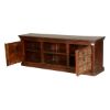 Picture of Gothic w Drawers Reclaimed Wood Sideboard Freestanding Media Console