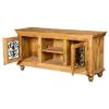 Picture of Italian Classic Mango Wood Iron Grille TV Media Console