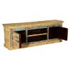 Picture of Granbrook Yellow Speckled Rustic Mango Wood TV Media Console Cabinet