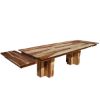 Picture of Dallas Solid Wood Double Pedestal Dining Table w Extensions