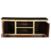 Picture of Basildon Solid Mango Wood TV Stand Media Console Cabinet