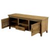 Picture of Oklahoma Smokey Mango Wood Shutter Doors TV Console Media Cabinet