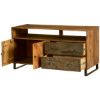 Picture of Wooden Patches Mango Wood & Iron 55" TV Console Cabinet