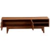 Picture of Emelia Carved Diamonds Rustic Solid Wood Modern TV Stand Media Console