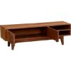 Picture of Emelia Carved Diamonds Rustic Solid Wood Modern TV Stand Media Console