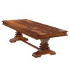 Picture of Tiraspol Rustic Solid Wood Trestle Dining Table Set