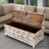 Picture of Winter Storm Reclaimed Wood Trunk Coffee Table