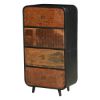 Picture of 50’s Retro Reclaimed Wood 4 Drawer Industrial Dresser