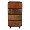 Picture of 50’s Retro Reclaimed Wood 4 Drawer Industrial Dresser