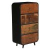 Picture of 50’s Retro Reclaimed Wood 4 Drawer Industrial Dresser