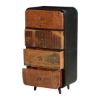 Picture of 50’s Retro Reclaimed Wood 4 Drawer Industrial Dresser