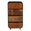 Picture of 50’s Retro Reclaimed Wood 4 Drawer Industrial Dresser