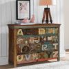 Picture of Rustic Alphabet Reclaimed Wood 8 Drawer Double Dresser