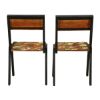 Picture of Painted Bricks Reclaimed Wood & Iron Kitchen Dining Chair (Set of 2)