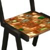 Picture of Painted Bricks Reclaimed Wood & Iron Kitchen Dining Chair (Set of 2)