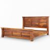 Picture of Modern Farmhouse Rustic Solid Wood Platform Bed