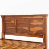 Picture of Modern Farmhouse Rustic Solid Wood Platform Bed