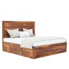 Picture of Claremont Classic Shaker Solid Wood Platform Storage Bed Frame
