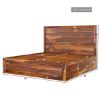 Picture of Claremont Classic Shaker Solid Wood Platform Storage Bed Frame
