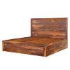 Picture of Claremont Classic Shaker Solid Wood Platform Storage Bed Frame