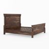 Picture of Pioneer Rustic Solid Wood Tall Headboard Platform Bed Frame