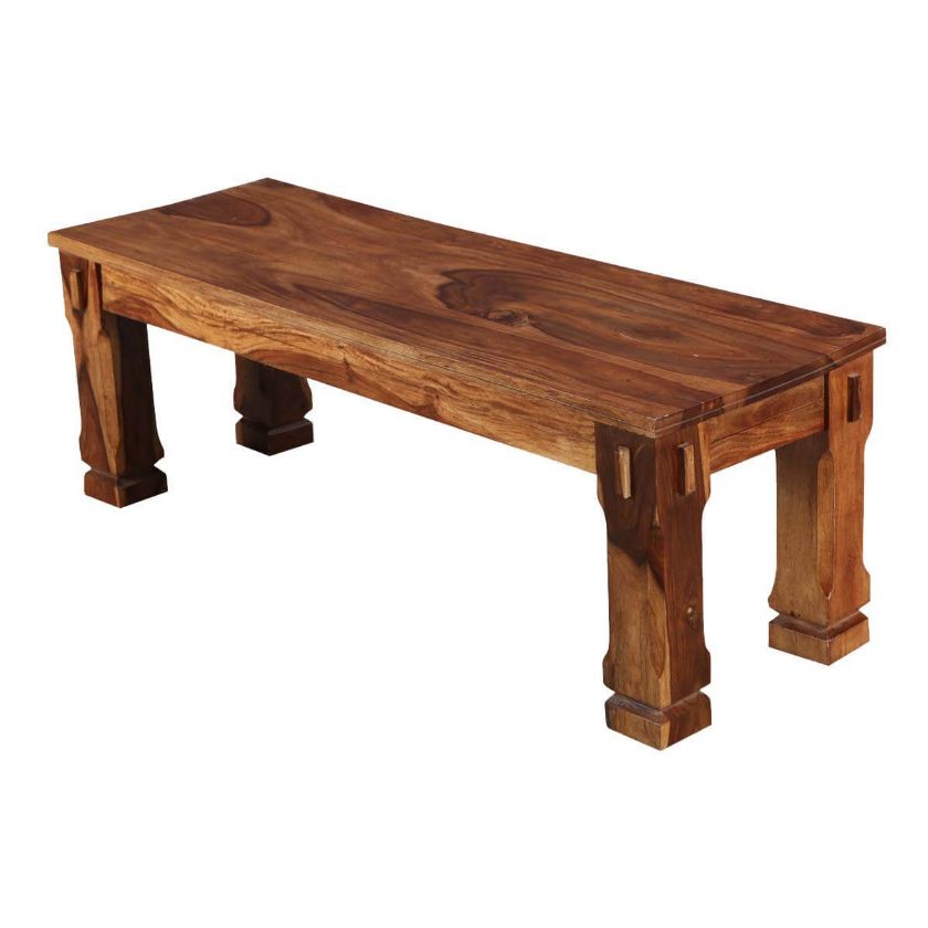 Picture of Denver Long Solid Wood Dining Bench