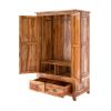 Picture of Delaware Farmhouse Solid Wood Wardrobe Armoire With Drawers